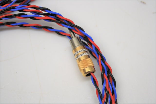 Kimber Kable PBJ REAN Male RCA Interconnects Ultraplate Contact 